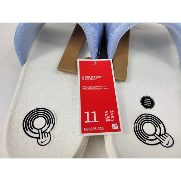 Nike Offcourt Print Slip On Slides Sandals Size Womens 11 Mens 10 DV8355-400 - Picture 3 of 7